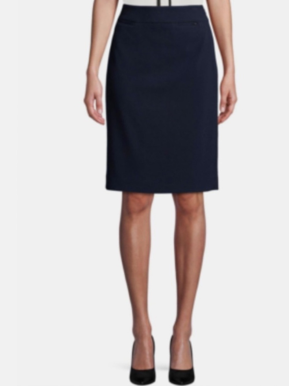 NWT Tahari ASL Lenny Pencil Skirt~Black